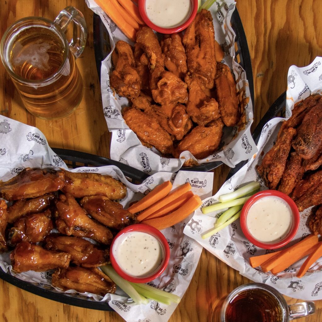 platillo de santas alitas