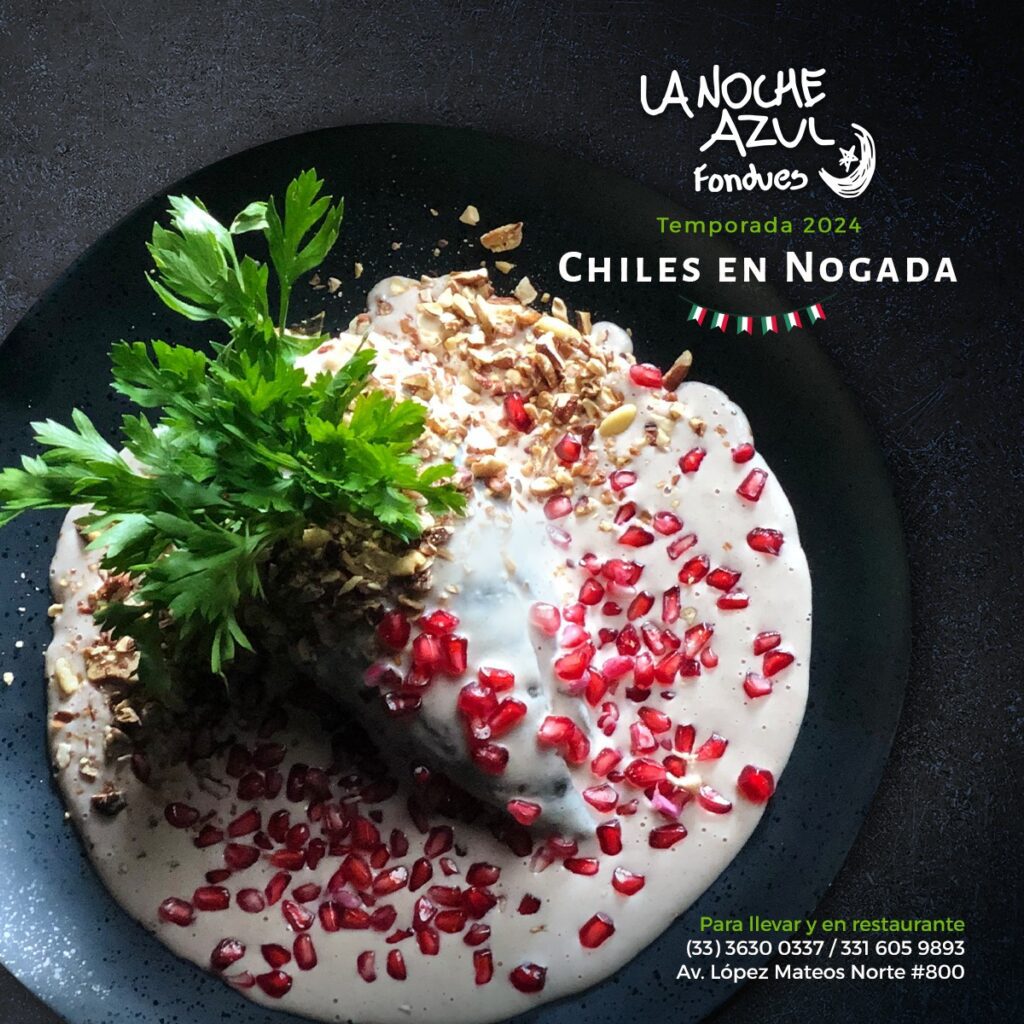 Chiles en nogada guadalajara 2024
