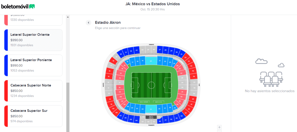 mapa localidades estacio akron partido méxico estados unidos