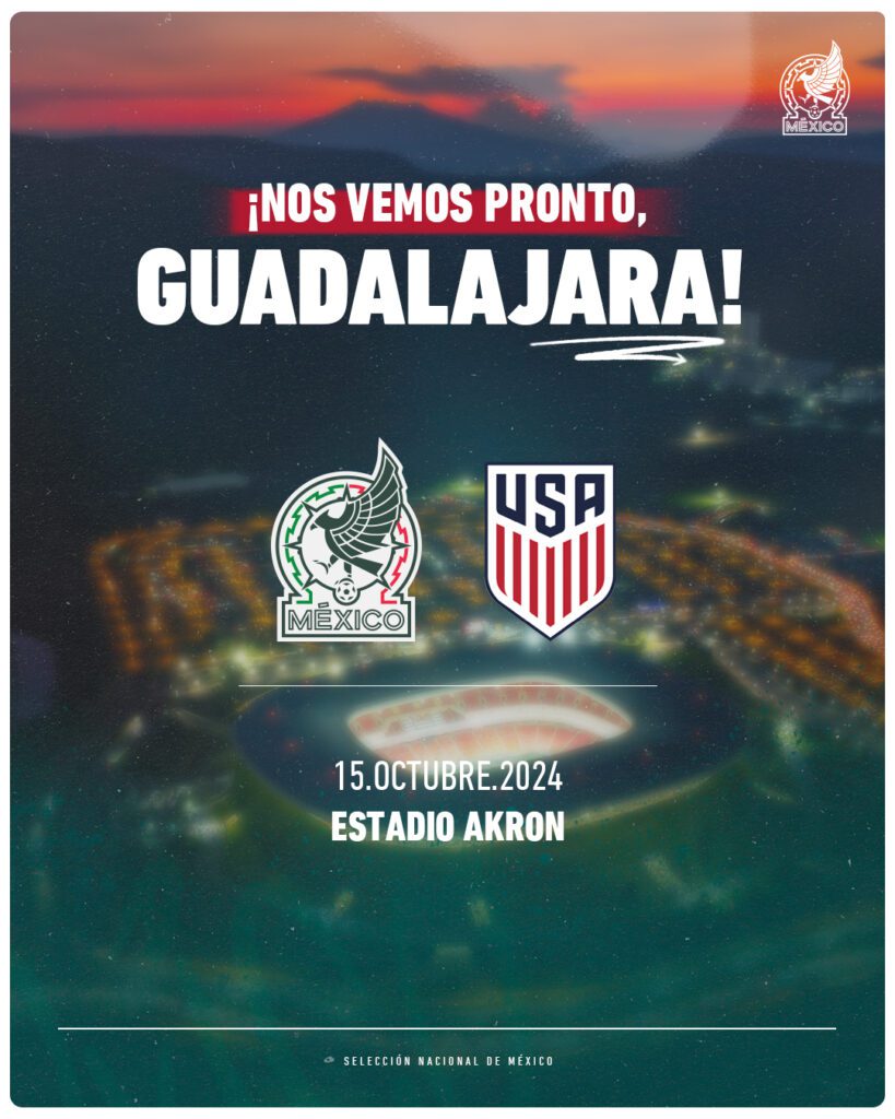 Partido y precio de boletos México vs Estados Unidos