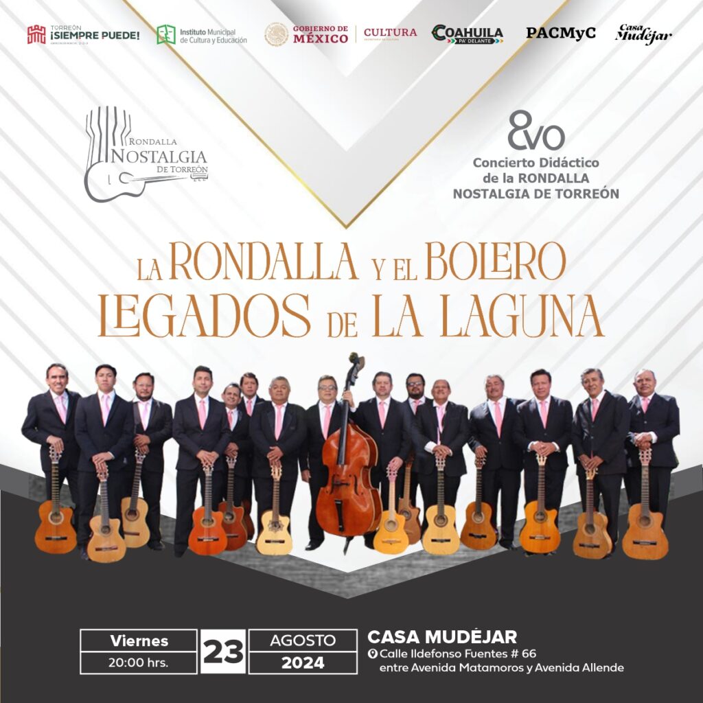 Qué hacer en Torreón el viernes 23 de agosto. Foto: Instituto Municipal de Cultura y Educación