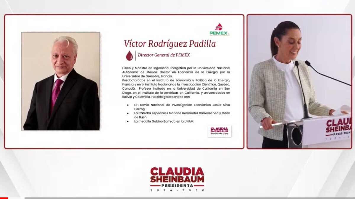 Presentan a Víctor Rodríguez Padilla como nuevo director de PEMEX: ¿Cuáles son sus promesas al sector empresarial?