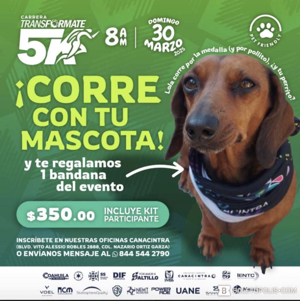 Conoce todos los detalles de la Carrera Transfórmate 5K de CANACINTRA