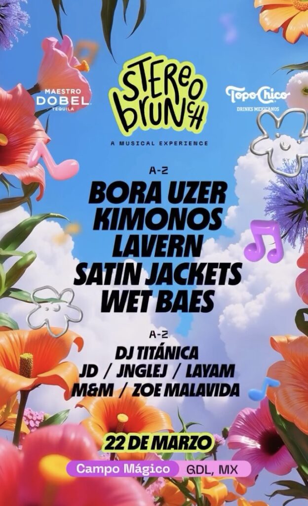 Stereo Brunch en Guadalajara: Todo sobre el evento de marzo 2025