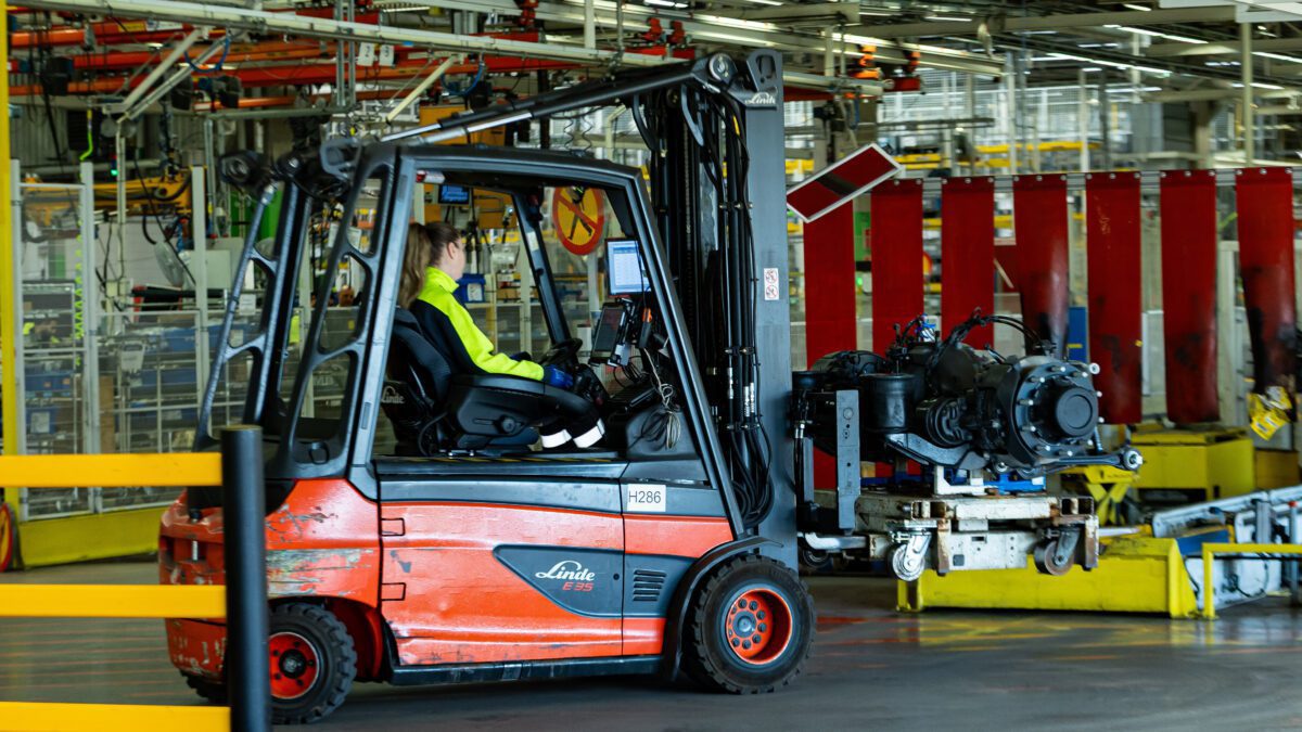 Planta de Volvo en Suecia