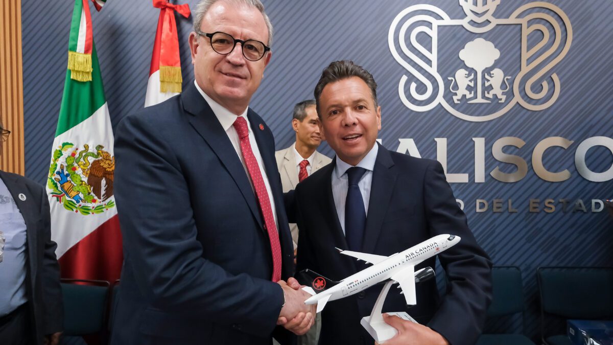 Crece la conectividad internacional de Jalisco con vuelos directos a Canadá