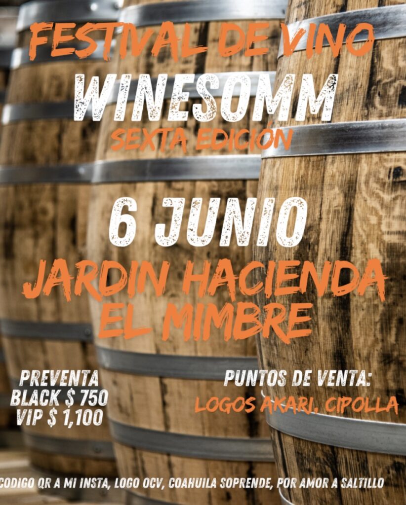 Invitan al Festival del Vino Winesomm: Conoce toda la información