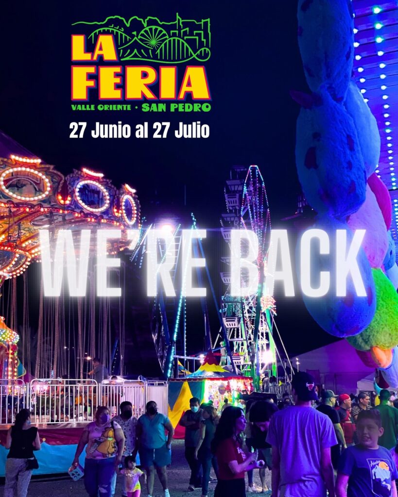 Diversión y gastronomía en Valle Oriente: Regresa la Feria de San Pedro 2025