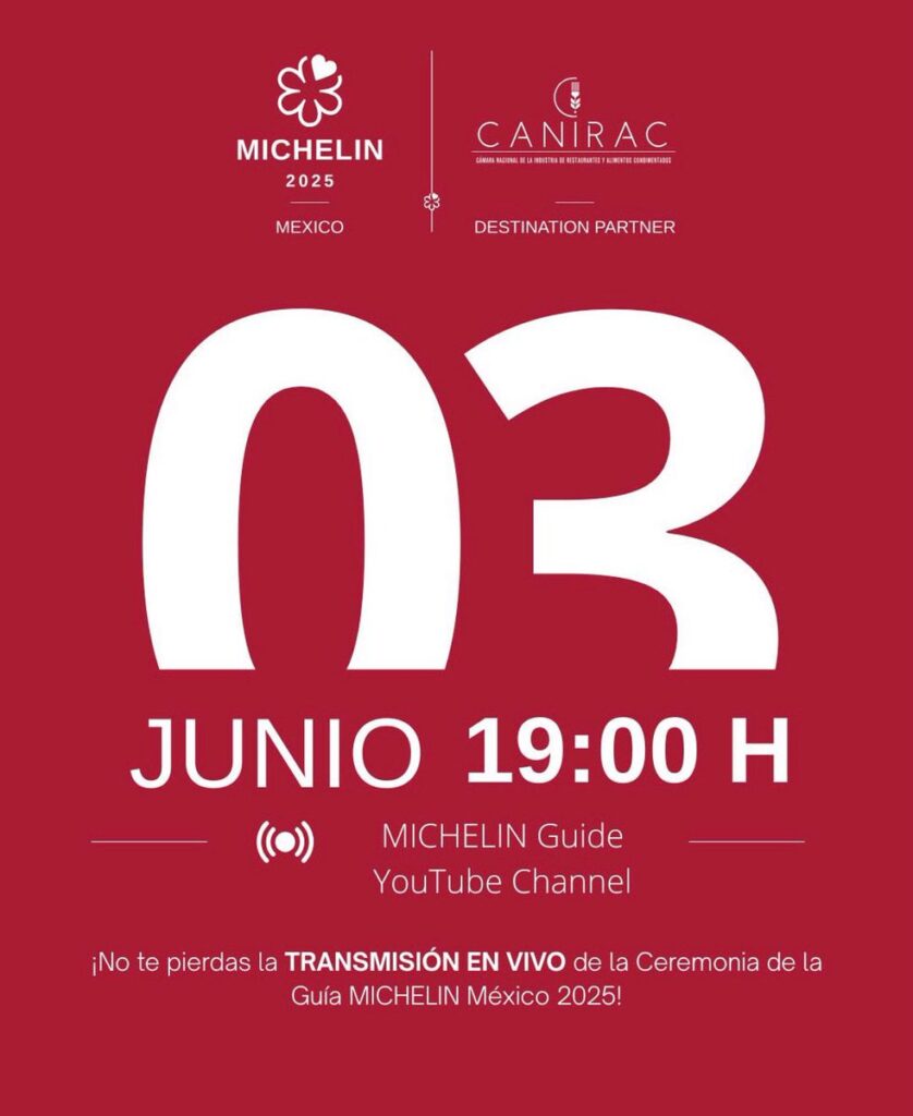 Este martes 3 de junio es el gran evento de la Guía Michelin 2025 en México