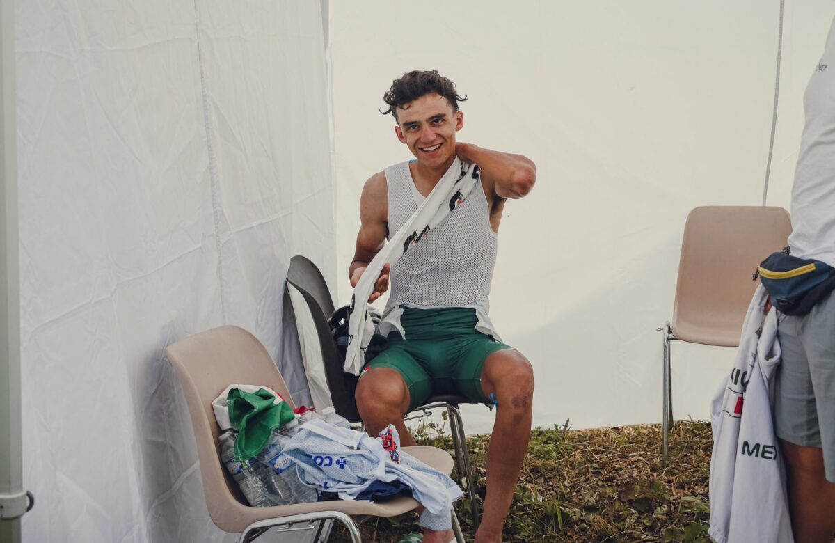 Isaac del Toro tocó la puerta de AR Monex Pro Cycling Team