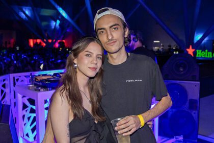 Belem Bazúa y Rolando Gamboa.