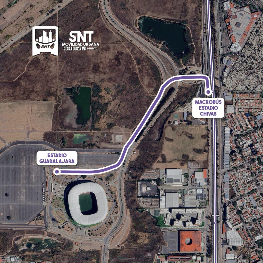 Autotrén al Estadio Akron: el nuevo transporte que revolucionará el Mundial 2026 en Guadalajara
