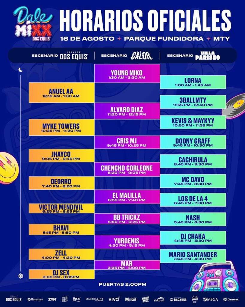 ¿No sabes qué hacer el tercer fin de semana de agosto en Monterrey? No te pierdas el Festival Dale Mixx
