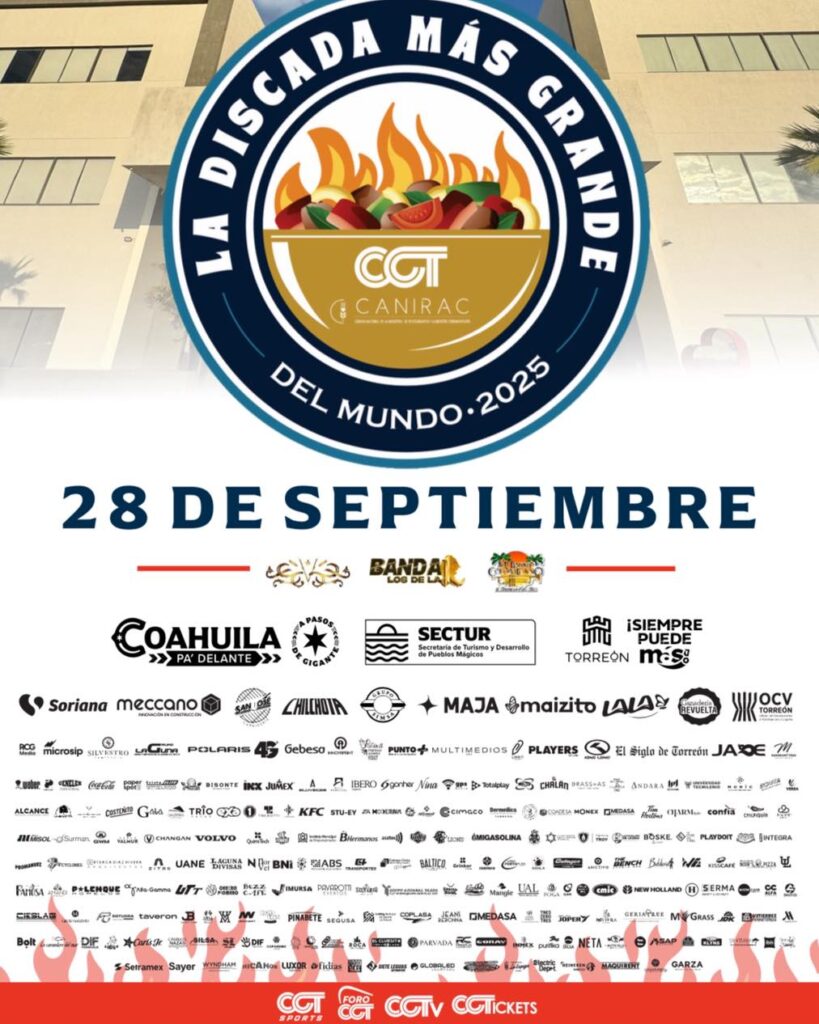 Qué hacer en Torreón durante septiembre 2025: No te pierdas la discada más grande del mundo