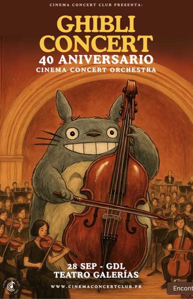 40 años de Studio Ghibli: un concierto épico llega a Guadalajara