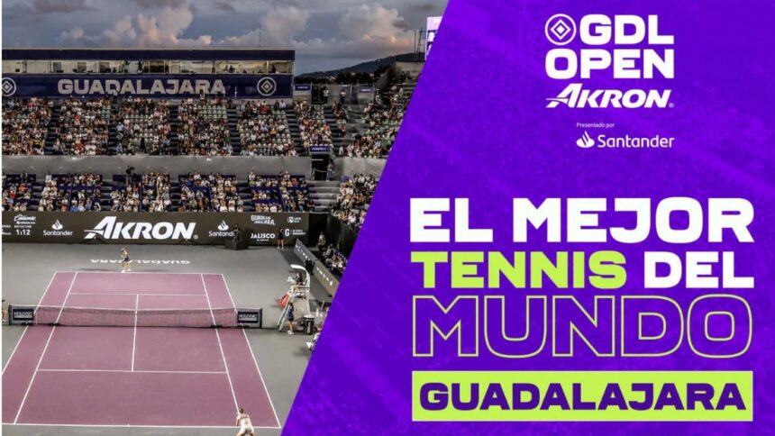Tenis y experiencias únicas: así será el Guadalajara Open Akron 2025
