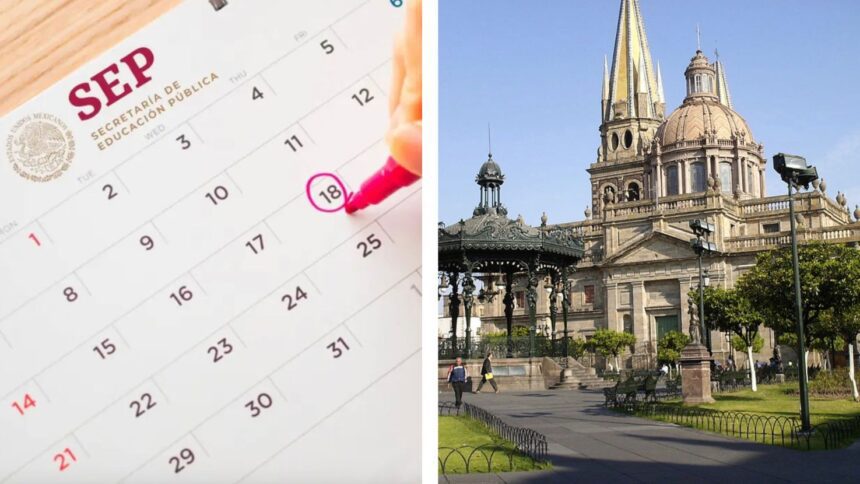 Calendario escolar SEP 2025-2026 para el estado de Jalisco