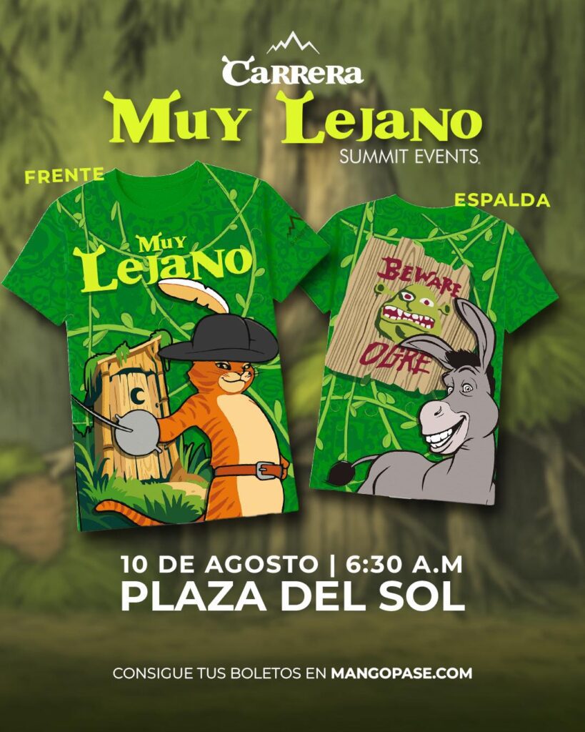 ¿No sabes qué hacer en Guadalajara este fin de semana? No te pierdas la carrera temática de Sherk en la Perla Tapatía