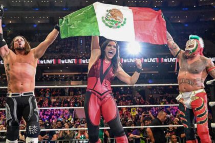 Cartel oficial del WWE SuperShow 2025 en Monterrey