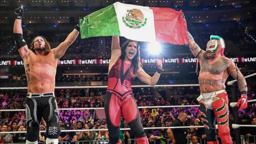 Cartel oficial del WWE SuperShow 2025 en Monterrey