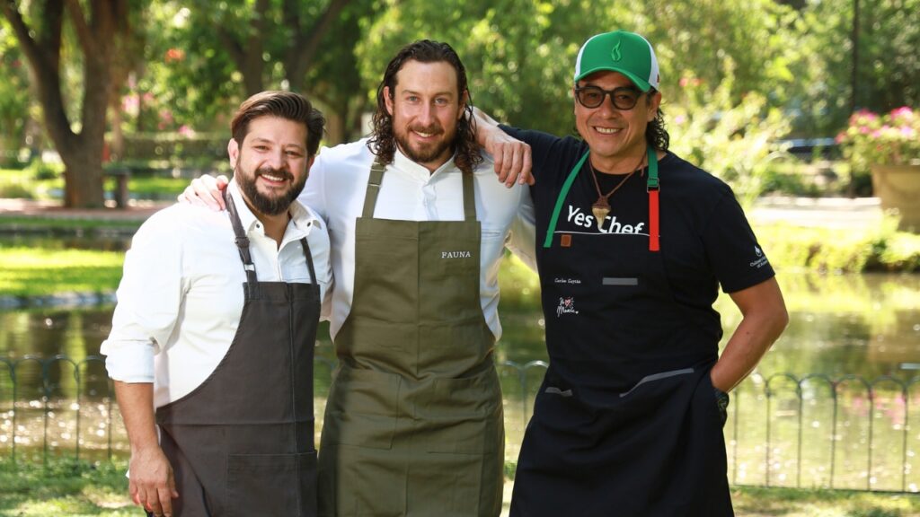 Chefs Rodrigo Rivera-Río, David Castro Hussong y Carlos Gaytán.
