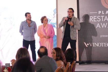 Eduardo Palazuelos, Susana Palazuelos y Carlos Gaytán