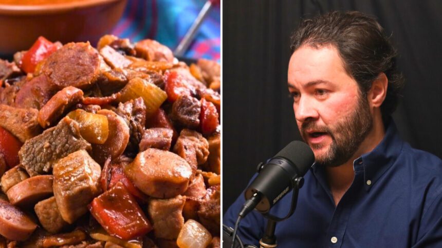 Eduardo Nieto, presidente de CANIRAC Laguna, compartió lo que supone cocinar la discada más grande del mundo, en el podcast Black Room, de Maurice Collier.