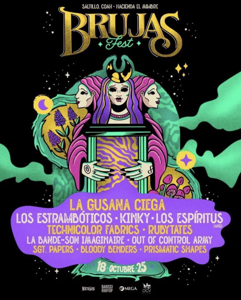 Brujas Fest y los conciertos de octubre en Saltillo: Te decimos fechas y detalles