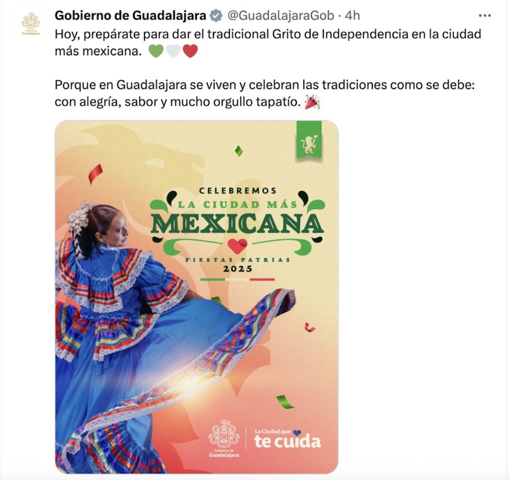 Guadalajara celebrará sus Fiestas Patrias 2025 con una millonaria derrama económica