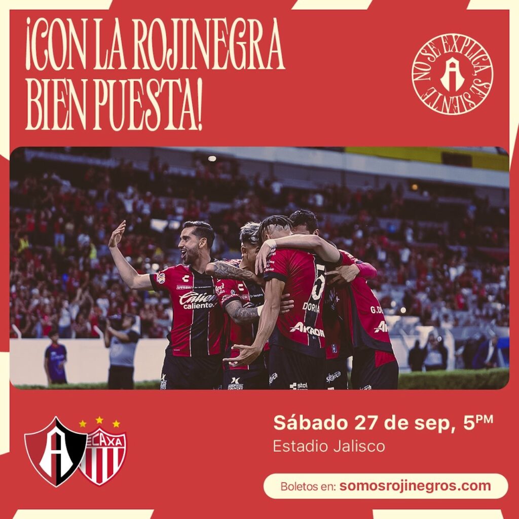 Agenda de fin de semana en Guadalajara: Cierra septiembre con un duelo entre Atlas y Necaxa