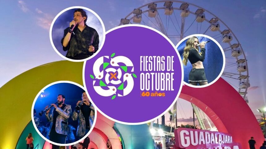 Todo sobre los conciertos gratuitos de las Fiestas de Octubre Guadalajara 2025