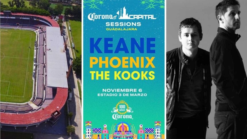 Keane, Phoenix y The Kooks llegan a Guadalajara con el Corona Capital Sessions