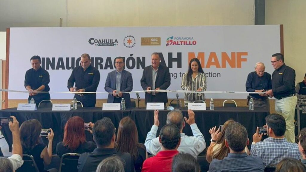 Empresa AH MANF inaugura planta en Saltillo con inversión de 10 MDD