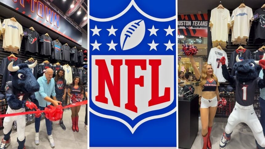 NFL en Monterrey: Así es la nueva tienda de Houston Texans en Galerías