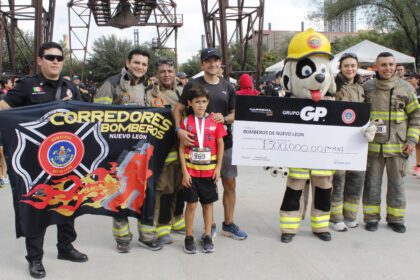 Grupo GP en apoyo a Bomberos de Nuevo León