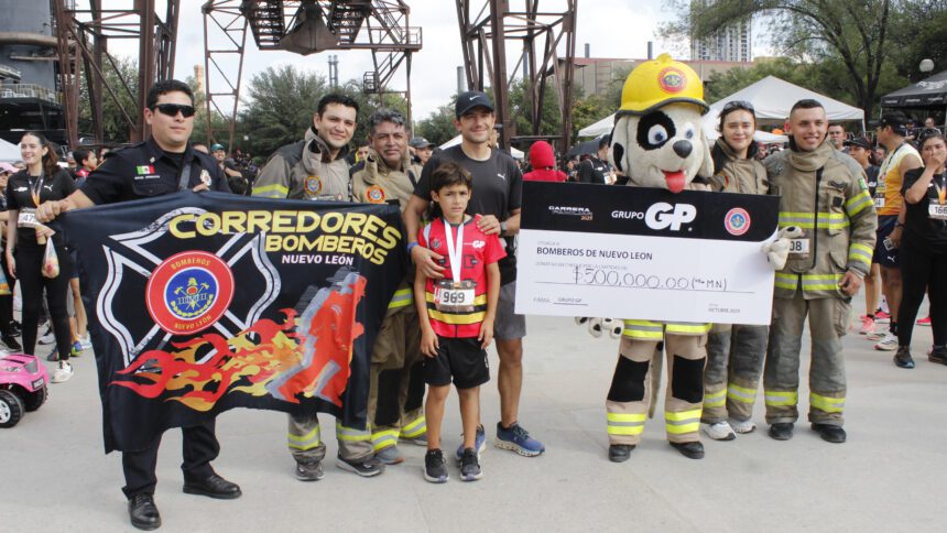 Grupo GP en apoyo a Bomberos de Nuevo León