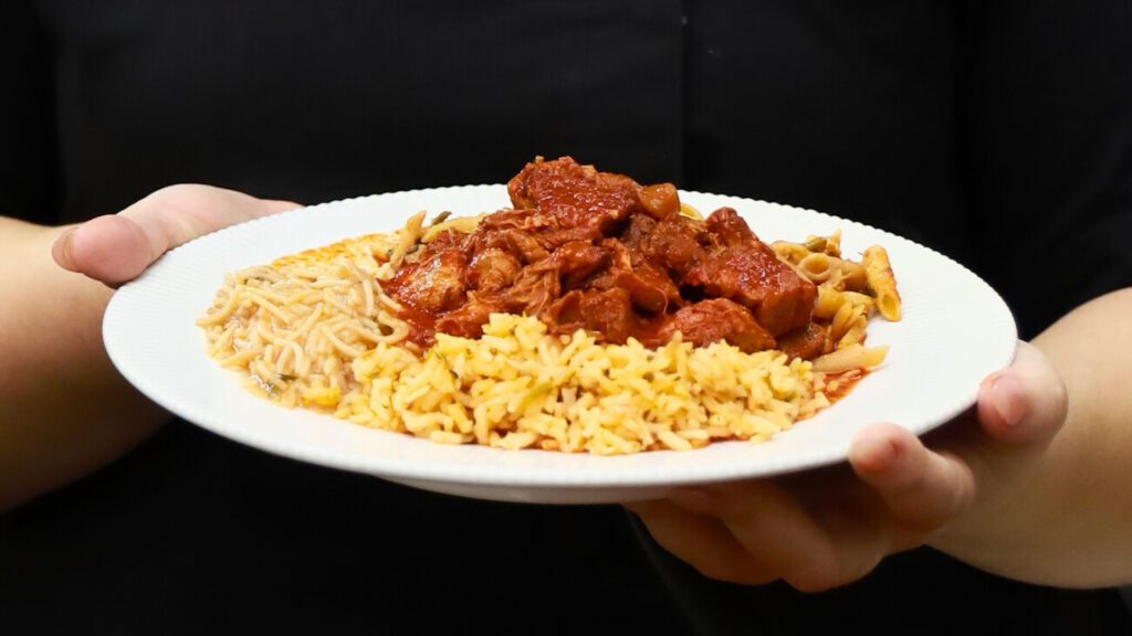 Platillo de reliquia, preparado por la chef MaryLu Gidi.