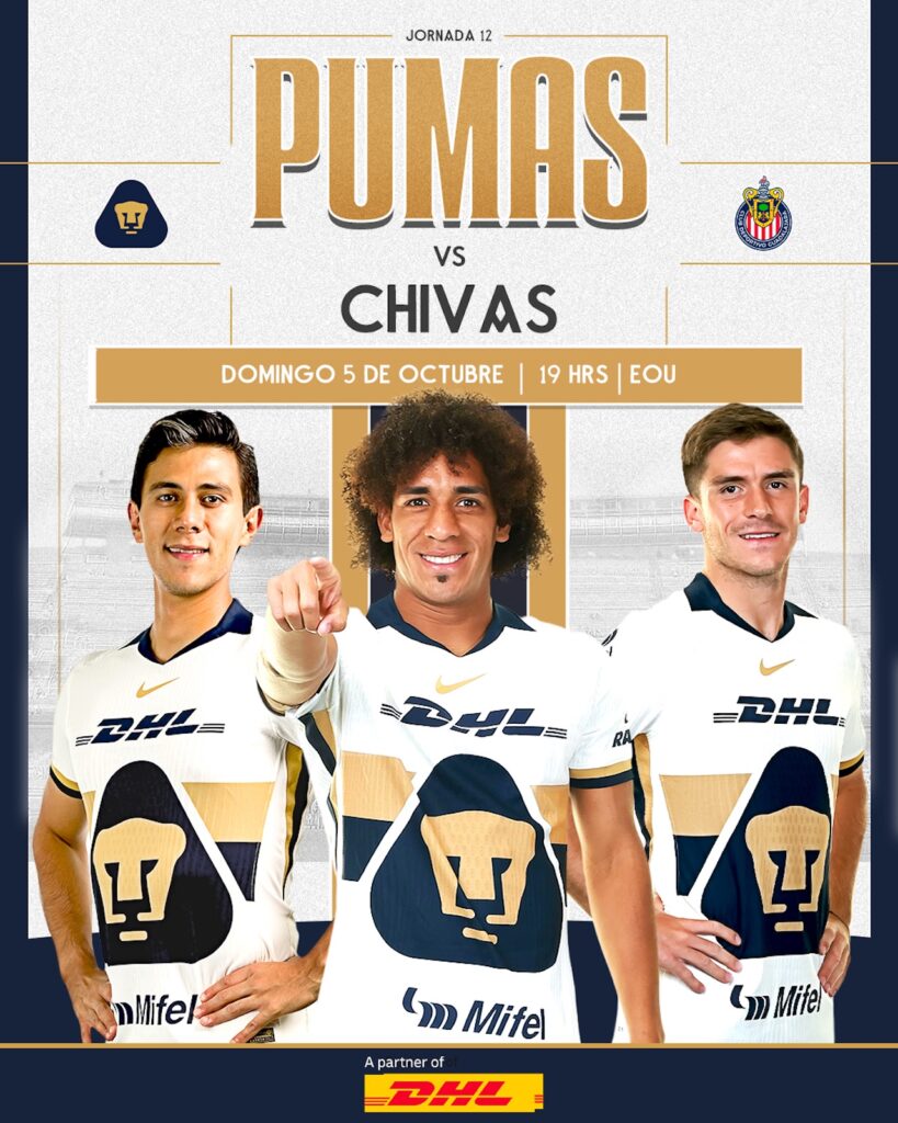 Liga MX: Pumas recibe a Chivas en CU, aquí el horario y transmisión EN VIVO