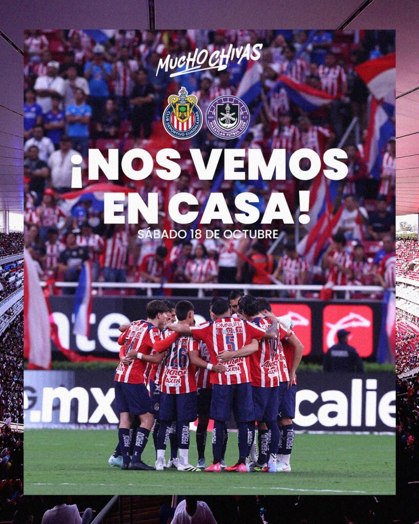 ¿No sabes qué hacer en Guadalajara el fin de semana? No te pierdas el juego de Chivas