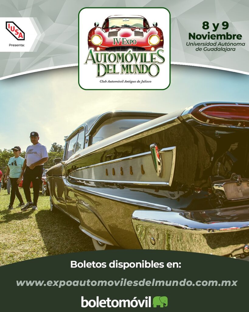 Expo Automóviles del Mundo llega a Guadalajara con más de 600 autos clásicos
