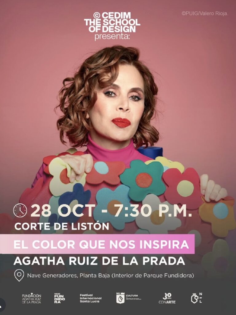 Ágatha Ruiz de la Prada llena de color el Festival Santa Lucía en Monterrey