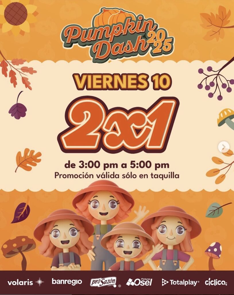 Fin de semana en Monterrey: No te pierdas Pumpkin Dash 2025