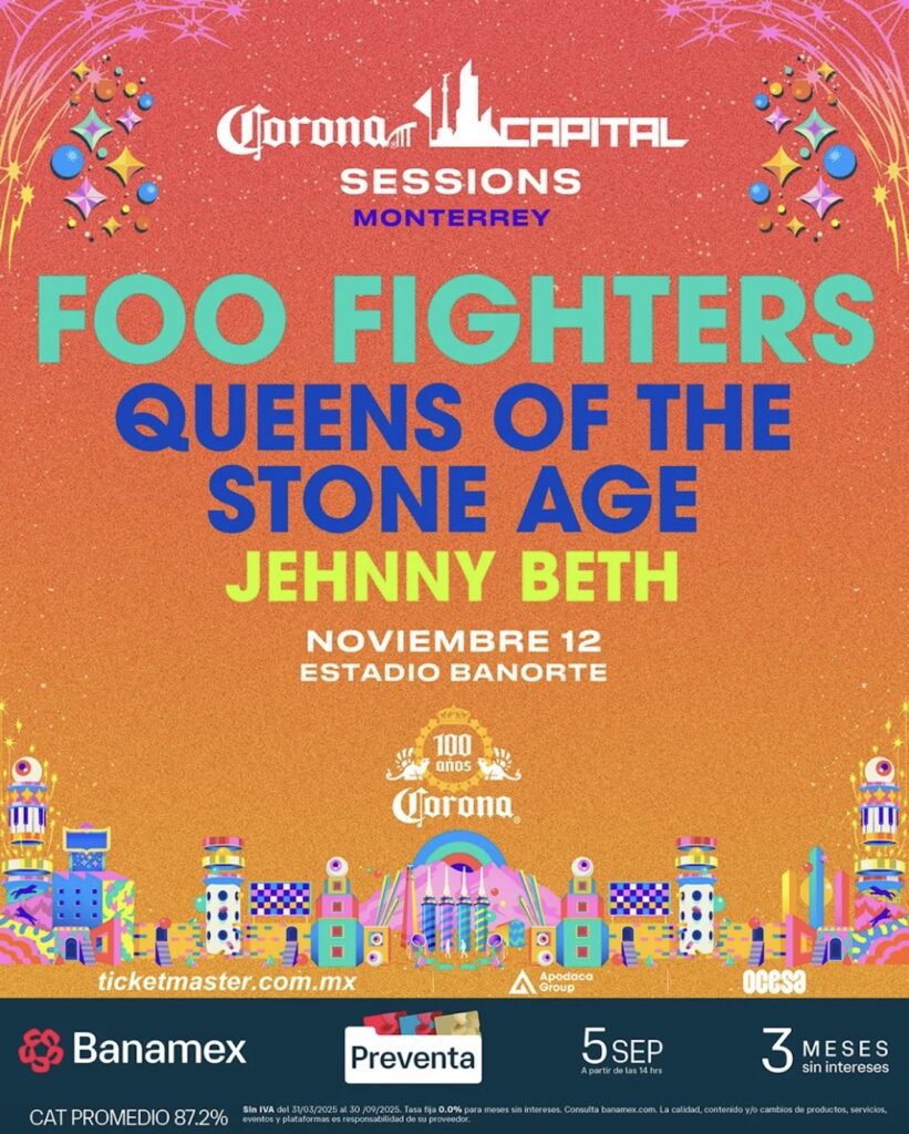 ¿No sabes qué hacer en Monterrey en noviembre 2025? No te pierdas el Corona Capital Sessions Monterrey