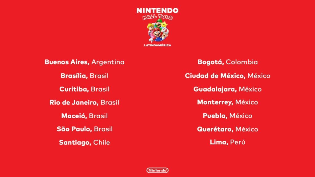Guadalajara será sede del Nintendo Mall Tour 2025: Aquí todos los detalles