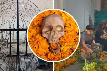 UMBRAL: La calavera de cempasúchil que florece en Torreón