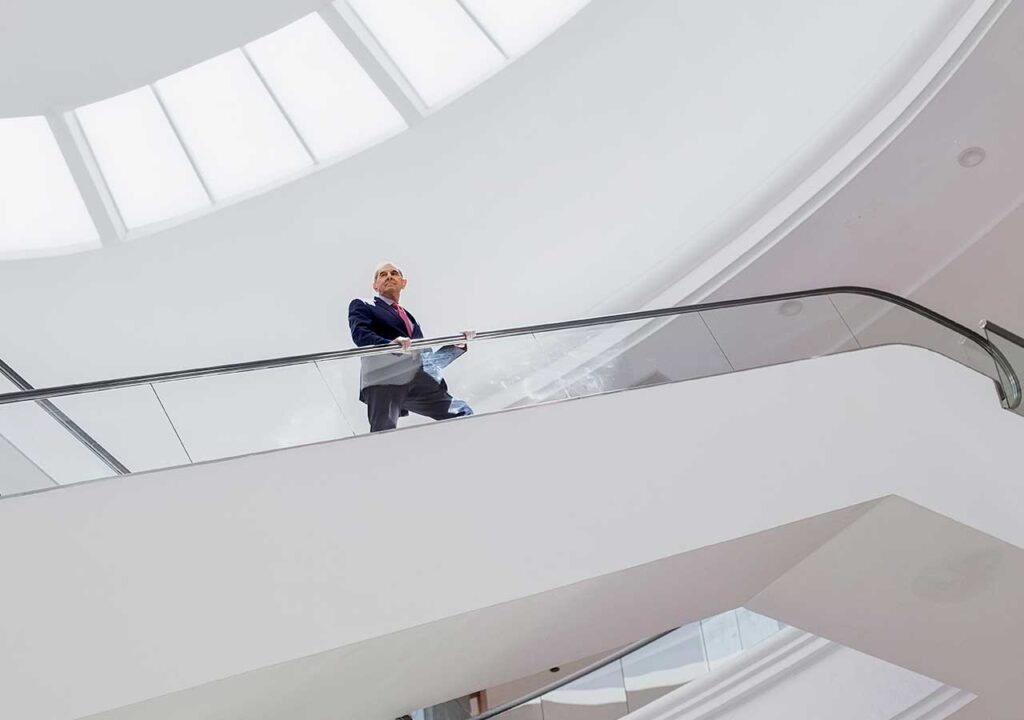 Desde joven, Don Eduardo Murra entendió al comercio como una forma de ver la vida.