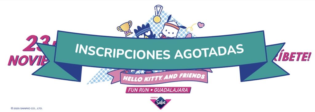 Carrera Hello Kitty en Guadalajara: Ya no hay inscripciones