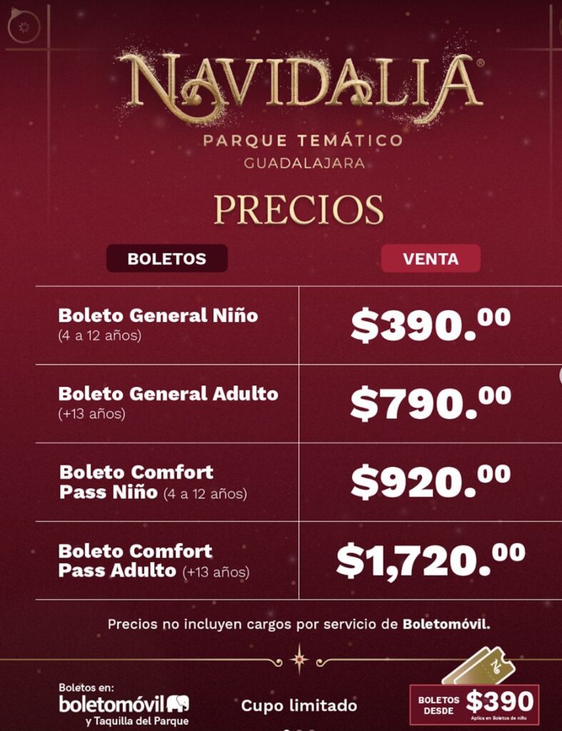 Boletos de Navidalia 2025 en Guadalajara