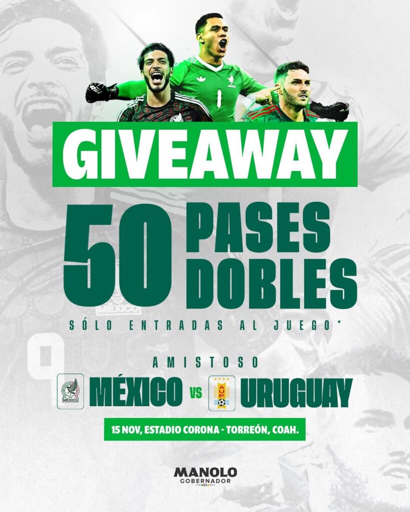 México vs Uruguay en Torreón 2025: Participa en la RIFA de boletos
