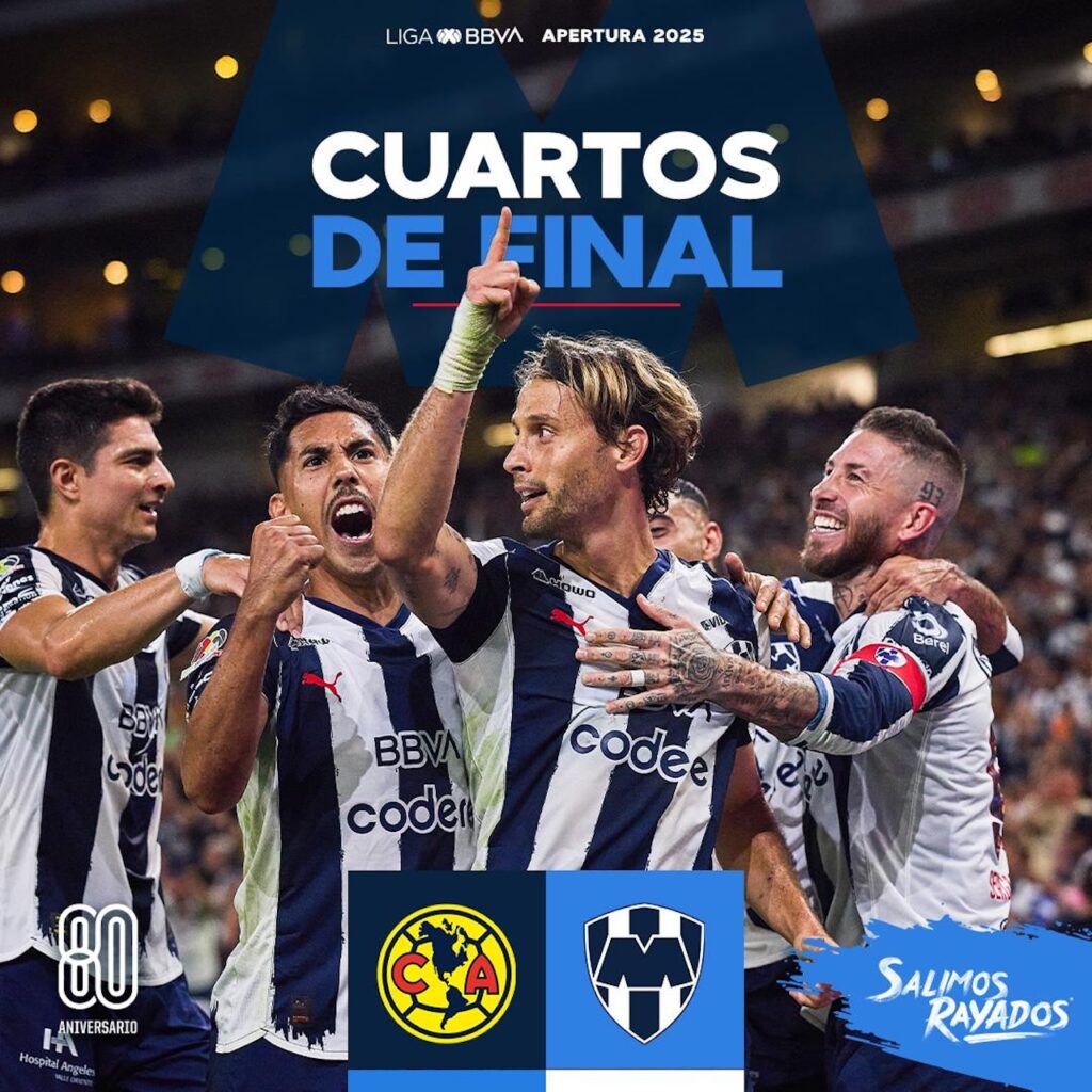 Rayados vs América: Te decimos cómo y dónde ver el partido de ida de Cuartos de Final